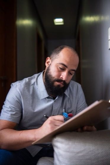 Técnico da Tecbas em atividade