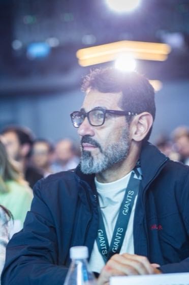Diretor da Tecbas no evento Giants
